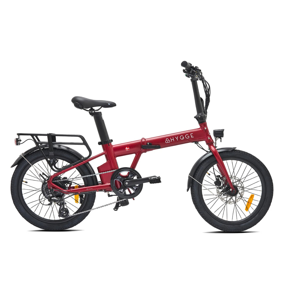 Hygge Virum Electric Bike British Racing Green With 250W 36V Hub Motor