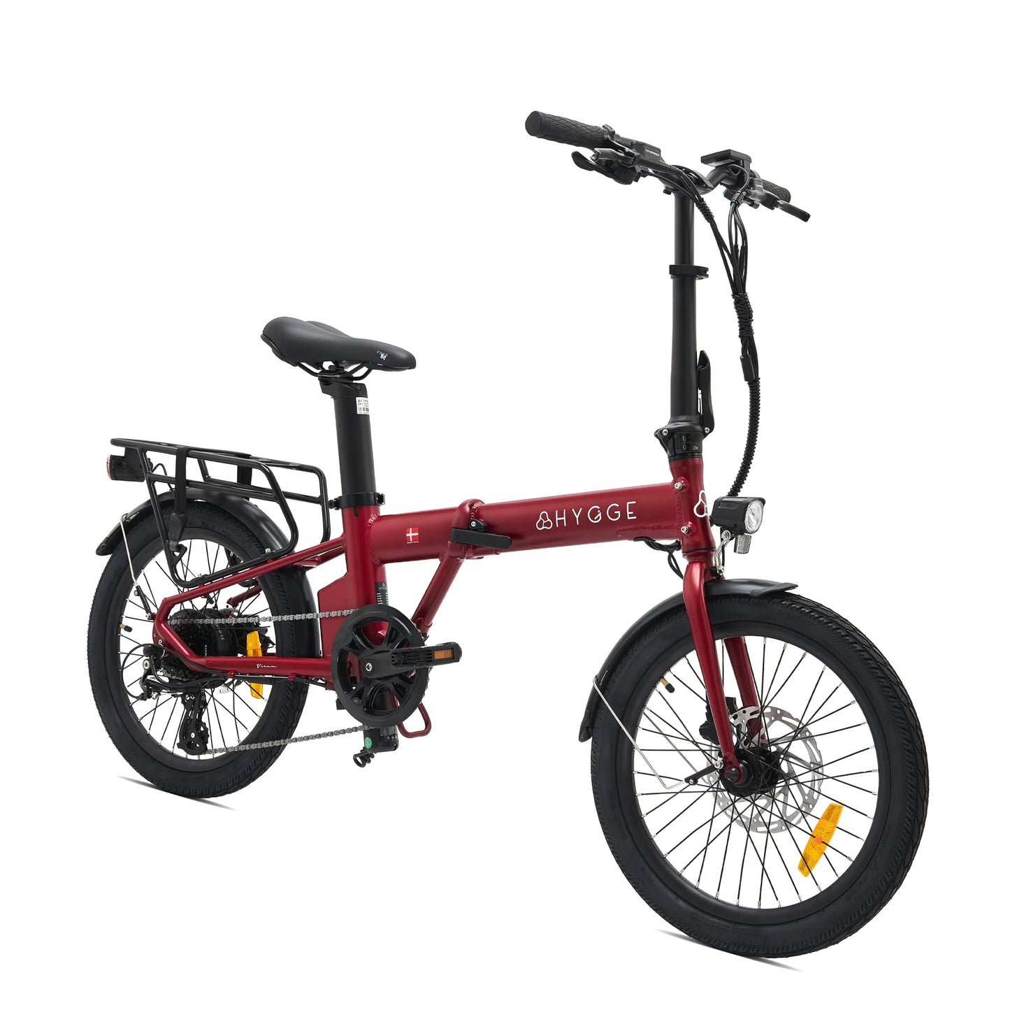 Hygge Virum Electric Bike British Racing Green With 250W 36V Hub Motor