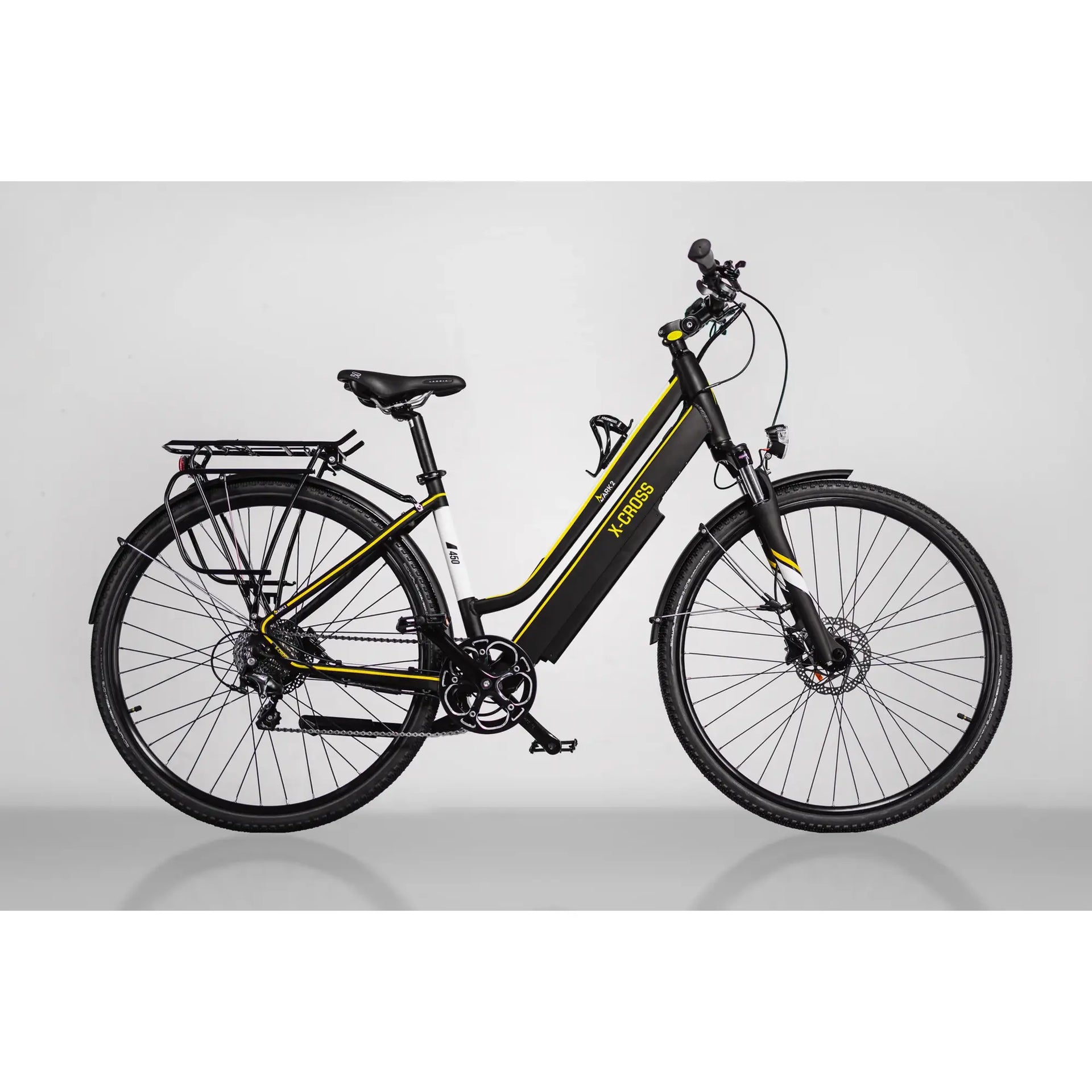 X Cross 450S Electric Bike Step Through 460Wh 12.8Ah Removable Battery